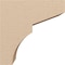 Ekena Millwork 5"W x 10"D x 10"H Classic Monterey Rough Cedar Woodgrain TimberThane Corbel, Primed Tan CORUR05X10X10MONRCPR - alternate 5